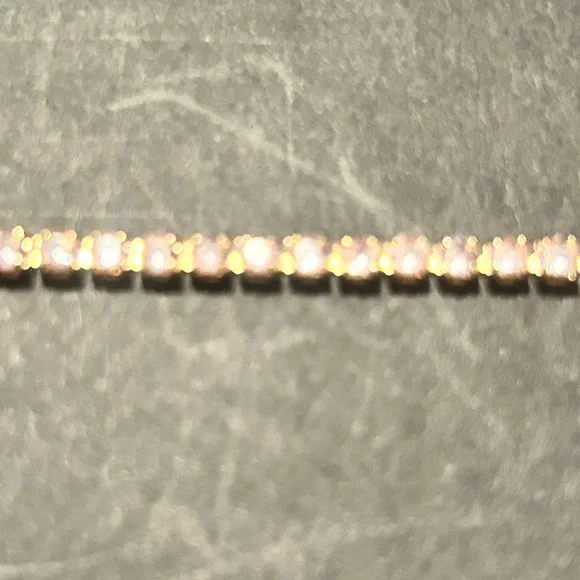 Gold plated with Pink Crystals Ankle /bracelet Bracelet - Picture 5 of 5